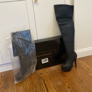 Never been worn thigh high stileto boot